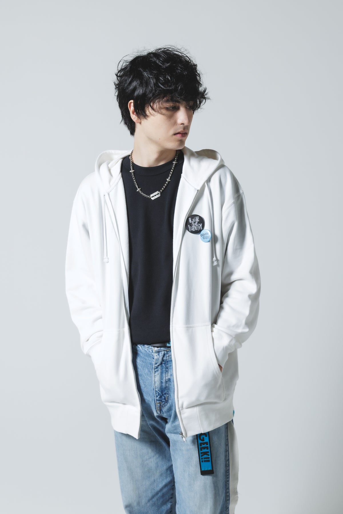 【受注商品】Collage Zip Parka (WHITE)