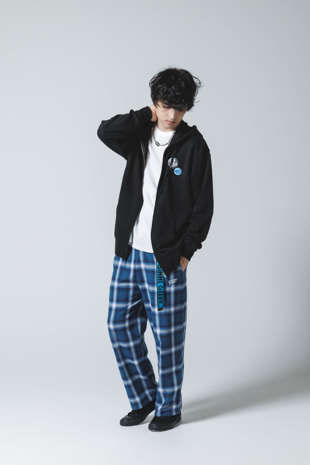 【受注商品】Collage Zip Parka (BLACK)
