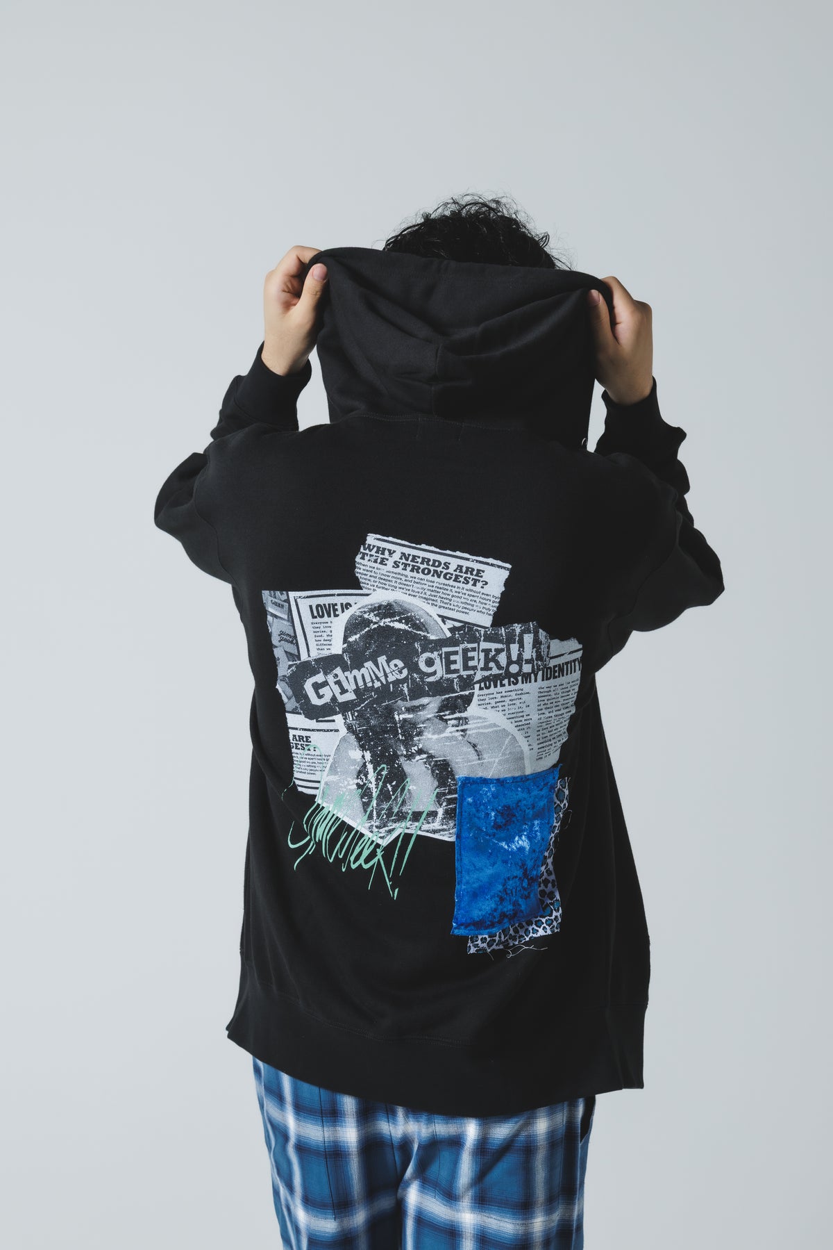 【受注商品】Collage Zip Parka (BLACK)