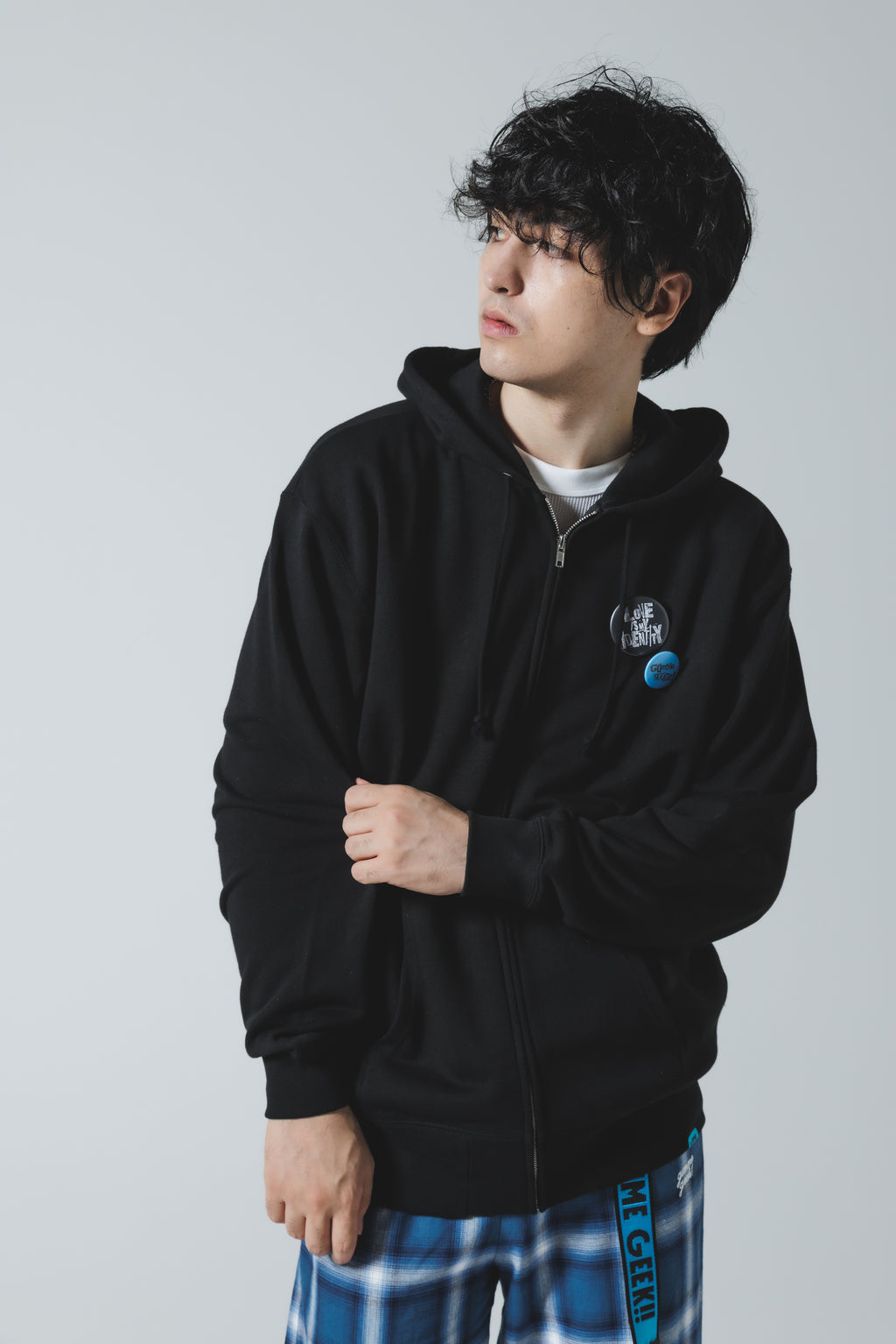 【受注商品】Collage Zip Parka (BLACK)