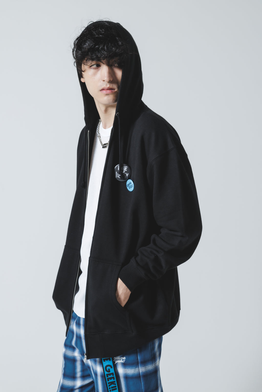 【受注商品】Collage Zip Parka (BLACK)