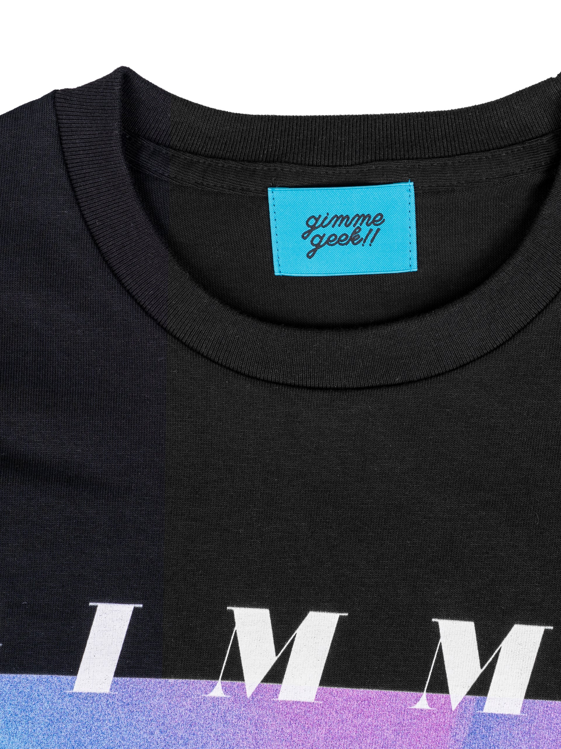 Print S/S Tee (BLACK) – gimmegeek!! ONLINE SHOP